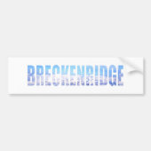 Breckenridge, Colorado Autoaufkleber (Vorne)