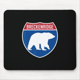 Breckenridge Colorado Bär Co Highway Interstate S Mousepad