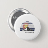Breckenridge Colorado Berggipfel Button (Vorne & Hinten)