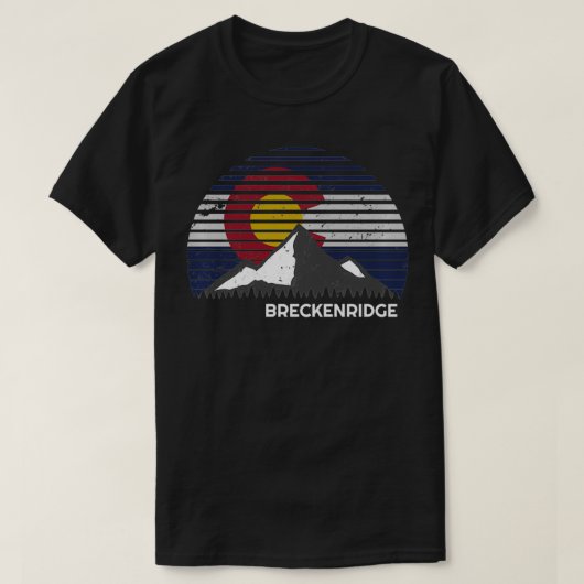 Breckenridge, Colorado CO Flag Mountain Pullover (Design vorne)