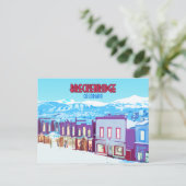 Breckenridge Colorado Downtown Mountains Postkarte (Stehend Vorderseite)