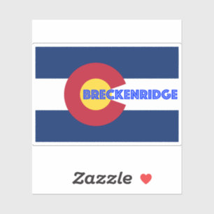 Breckenridge Colorado Flag Aufkleber
