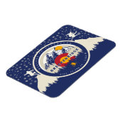 Breckenridge Colorado Flag Mountain Ski Souvenir Magnet (Linke Seite)