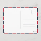 Breckenridge Colorado Flag Mountain Ski Souvenir Postkarte (Rückseite)