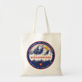 Breckenridge Colorado Flag Mountain Ski Souvenir Tragetasche (Vorne)