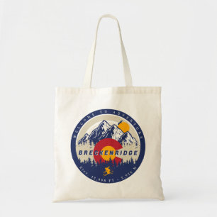Breckenridge Colorado Flag Mountain Ski Souvenir Tragetasche