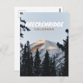Breckenridge Colorado Foto Postkarte (Vorne/Hinten)