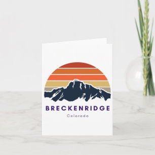 Breckenridge Colorado Gaben Wandern Skifahren Brec Karte
