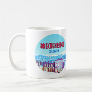 Breckenridge Colorado Innenstadt Berge Kaffeetasse