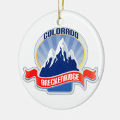 Breckenridge Colorado Keramik Ornament (Links)