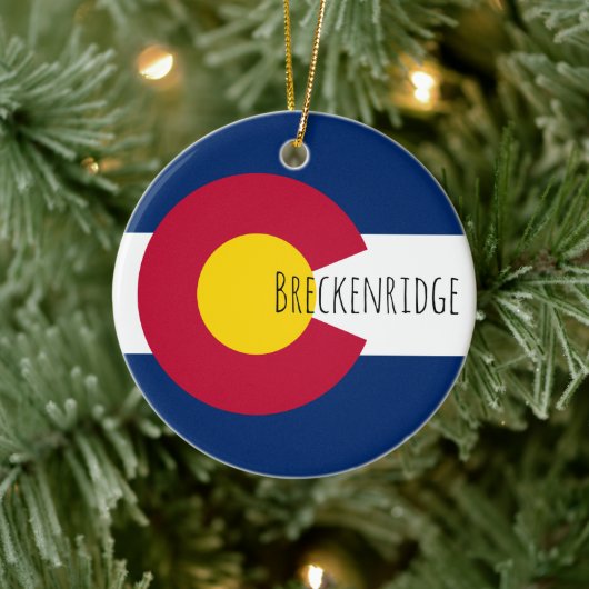 Breckenridge - COLORADO Keramik Ornament (Baum)