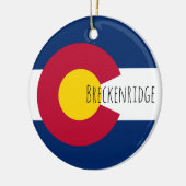 Breckenridge - COLORADO Keramik Ornament (Links)