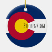 Breckenridge - COLORADO Keramik Ornament (Hinten)