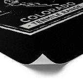 Breckenridge Colorado Long Sleeve Snow Skiing  Poster (Ecke)