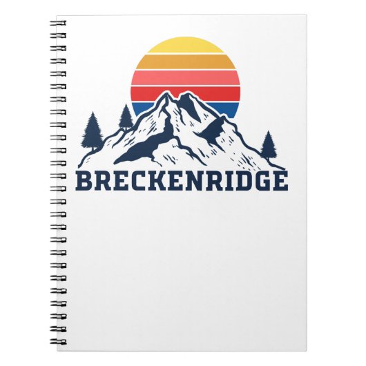 Breckenridge Colorado Notizblock (Vorderseite)