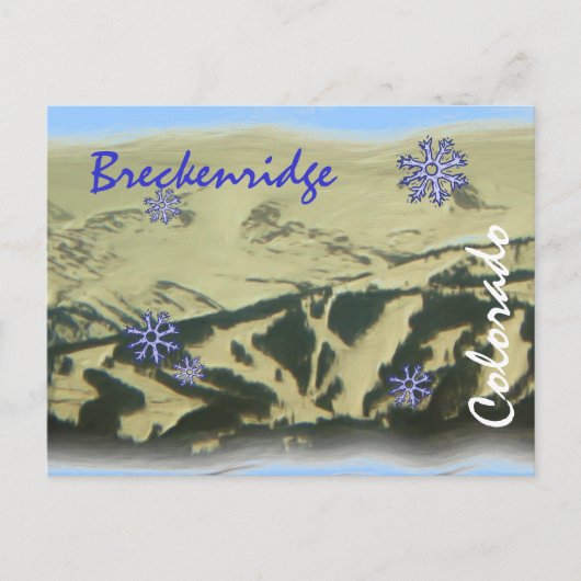 Breckenridge Colorado Postkarte (Vorderseite)