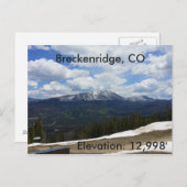 Breckenridge, Colorado Postkarte (Vorne/Hinten)