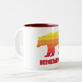Breckenridge Colorado Regenbogenbär Zweifarbige Tasse (Vorderseite Links)