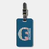 Breckenridge Colorado Retro Bär Gepäckanhänger (Vorderseite vertikal)