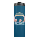 Breckenridge Colorado Retro Bär Thermosbecher (Vorderseite)