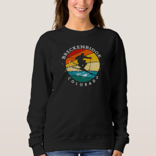 Breckenridge Colorado Retro Vintag Sweatshirt