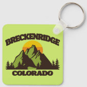 Breckenridge, Colorado Schlüsselanhänger (Rückseite)