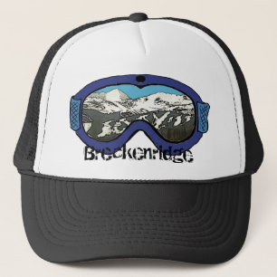 Breckenridge Colorado Schwarzer Schneefall Truckerkappe
