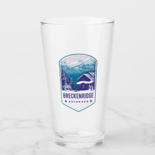 Breckenridge Colorado Ski Abzeichen Glas