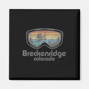 Breckenridge Colorado Ski Mountain Skifahren Retro Magnet