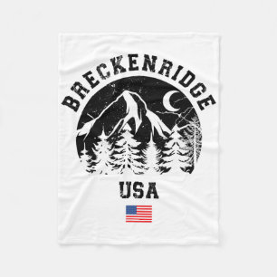 Breckenridge Colorado Ski Resort Alpin Skigebiet Fleecedecke
