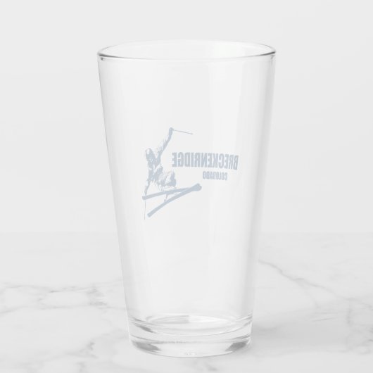 Breckenridge Colorado Skier Glas (Rückseite)
