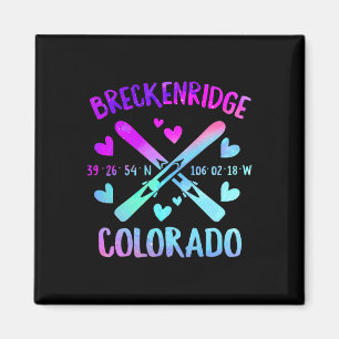 Breckenridge Colorado Skifahren Berg Snowboarden Magnet