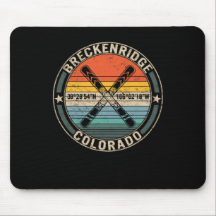 Breckenridge Colorado Skifahren Berg Snowboarden Mousepad