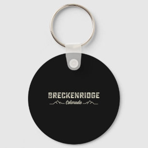 Breckenridge Colorado Skifahren Berg Snowboarden Schlüsselanhänger