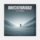Breckenridge Colorado Skifahrer Magnet (Vorne)