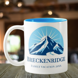 Breckenridge Colorado Skigebiet Souvenir Zweifarbige Tasse