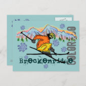 Breckenridge Colorado Skipass Postkarte (Vorne/Hinten)