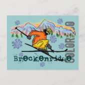 Breckenridge Colorado Skipass Postkarte (Vorderseite)
