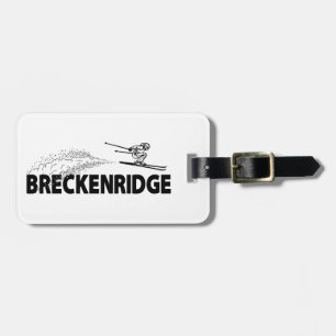 Breckenridge Colorado Skispringer Gepäckanhänger
