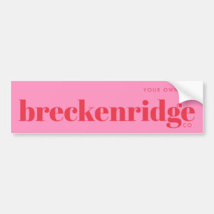 Breckenridge Colorado Skiurlaub   Autoaufkleber