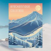 Breckenridge Colorado Skiurlaub Postkarte