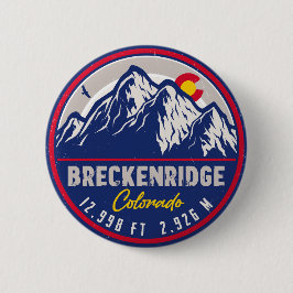 Breckenridge Colorado Skiwandern Souvenir Button