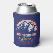 Breckenridge Colorado Skiwandern Souvenir Dosenkühler (Kanne Rückseite)