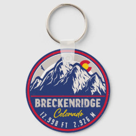 Breckenridge Colorado Skiwandern Souvenir Schlüsselanhänger