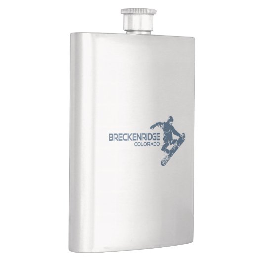 Breckenridge Colorado Snowboard Flachmann (Rechts)