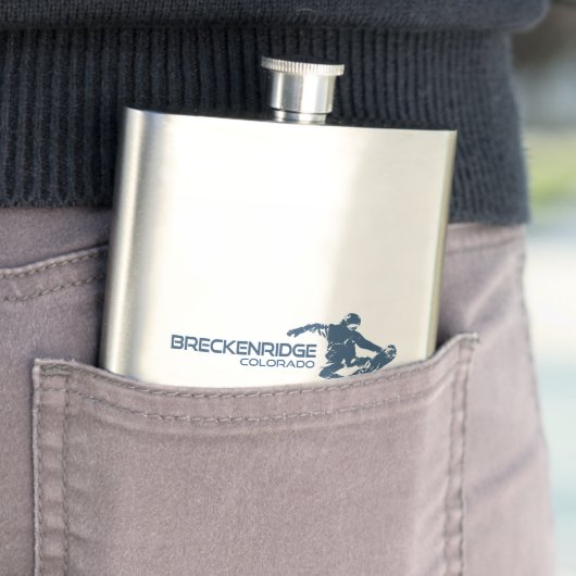 Breckenridge Colorado Snowboard Flachmann (Beispiel)