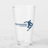 Breckenridge Colorado Snowboard Glas (Vorderseite)