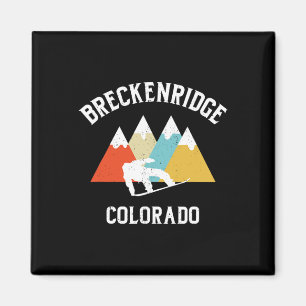 Breckenridge Colorado Snowboard Vacation Souvenir Magnet