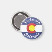Breckenridge Colorado-Umlaufmagnet Magnet (Vorderseite/Rückseite)