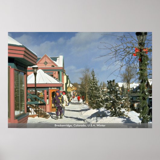Breckenridge, Colorado, USA, Winter Poster (Vorne)